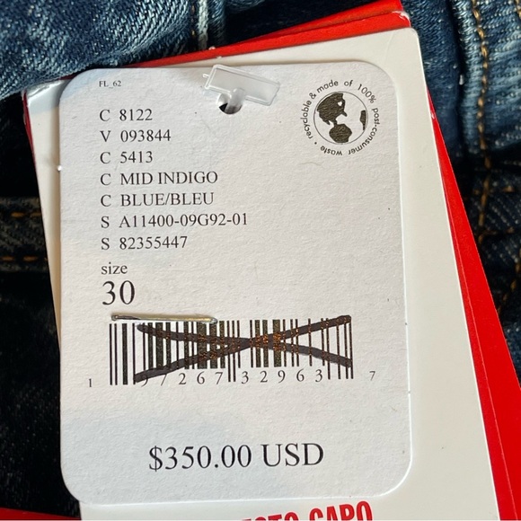 DIESEL 1969 D-Ebbey 09G92 Slim Fit Low Waist Bootcut Jeans Size 30 - Picture 8 of 14